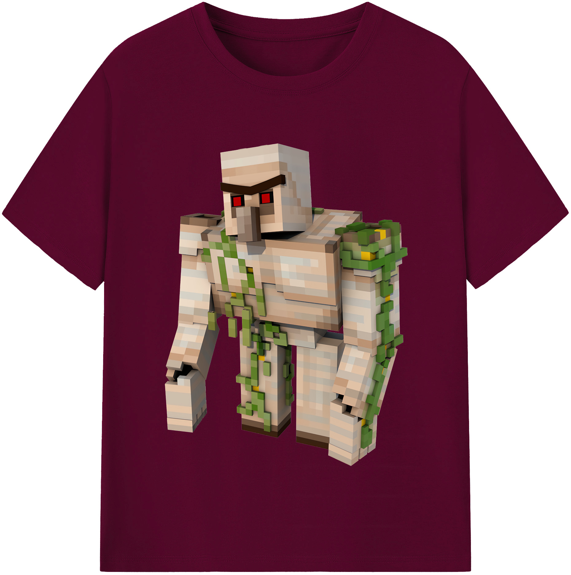 （画像用） マインクラフト ブロックの世界 Minecraft MC Block world レディースカジュアルプリントTシャツ（綿100％）